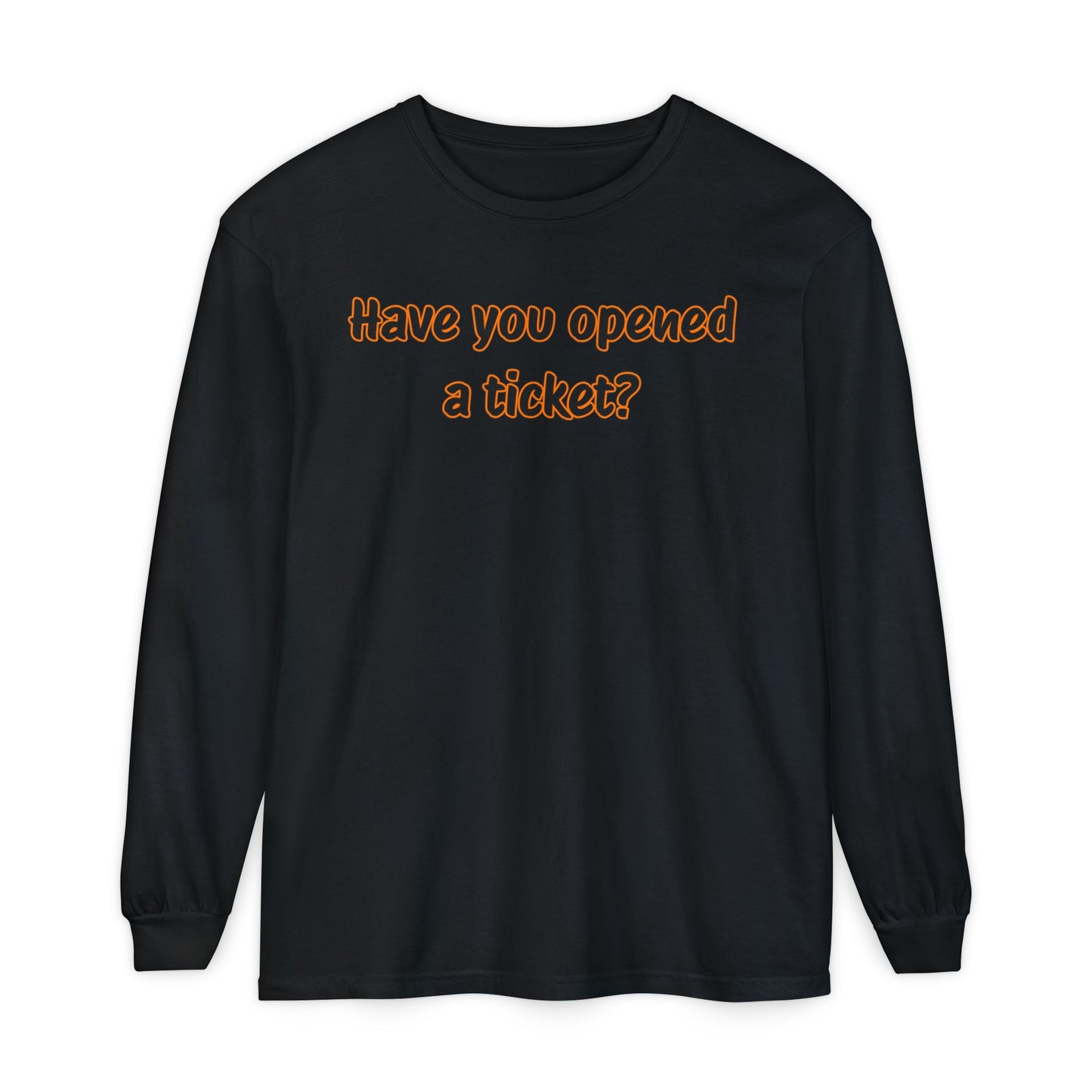 Unisex Garment-dyed Long Sleeve T-Shirt