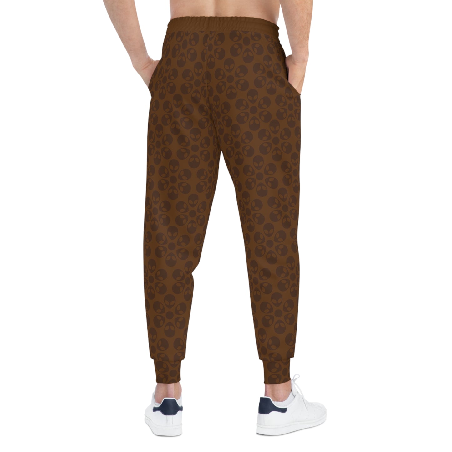 Stylish Floral Athletic Joggers Trendy Joggers Comfortable Workout Pants Casual Loungewear Gifts for Fitness Lovers Alien Flowers Brown