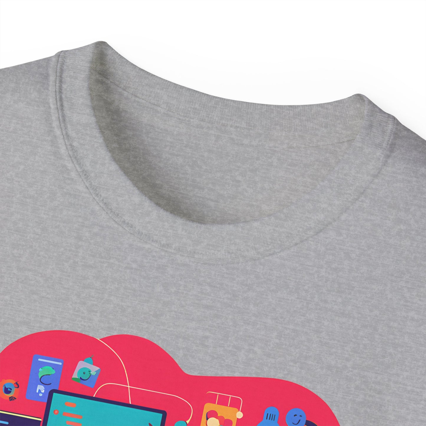 Playful Graphic Tee, Fun Casual Wear, Unique Gift for Gamers, Creative Illustration T-Shirt, Unisex Cotton Shirt, Birthday Present, [...]