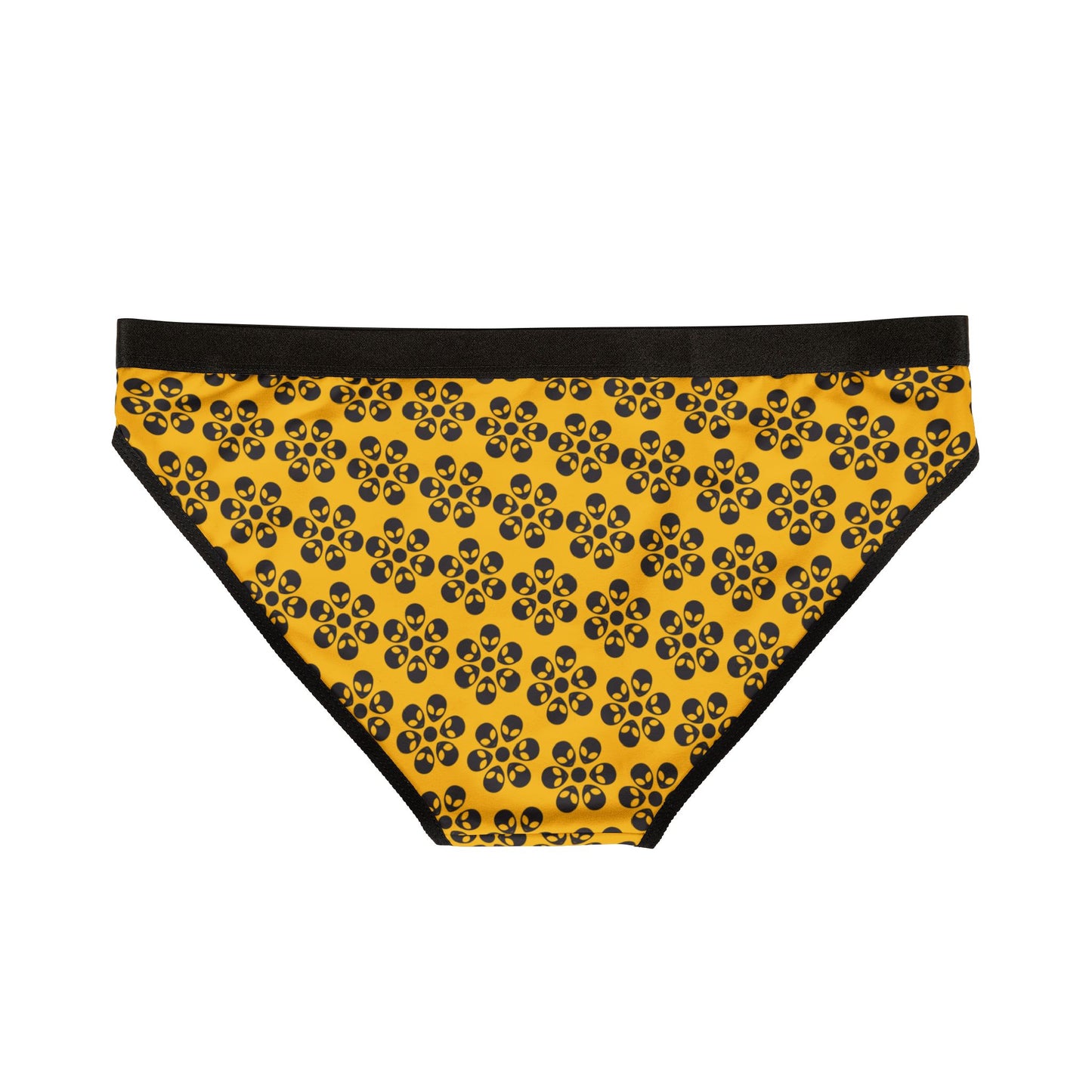 Alien Floral Panties - Yellow
