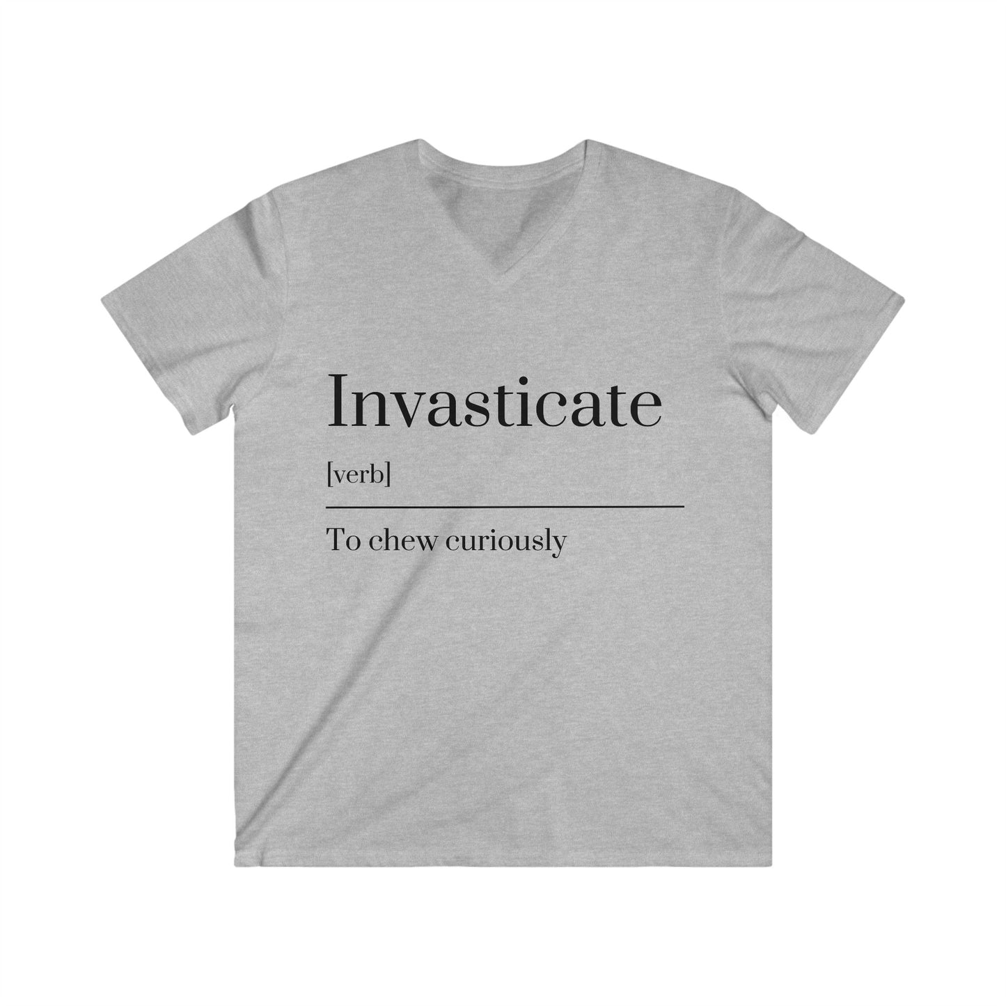 Men's Fitted V-Neck Short Sleeve Tee