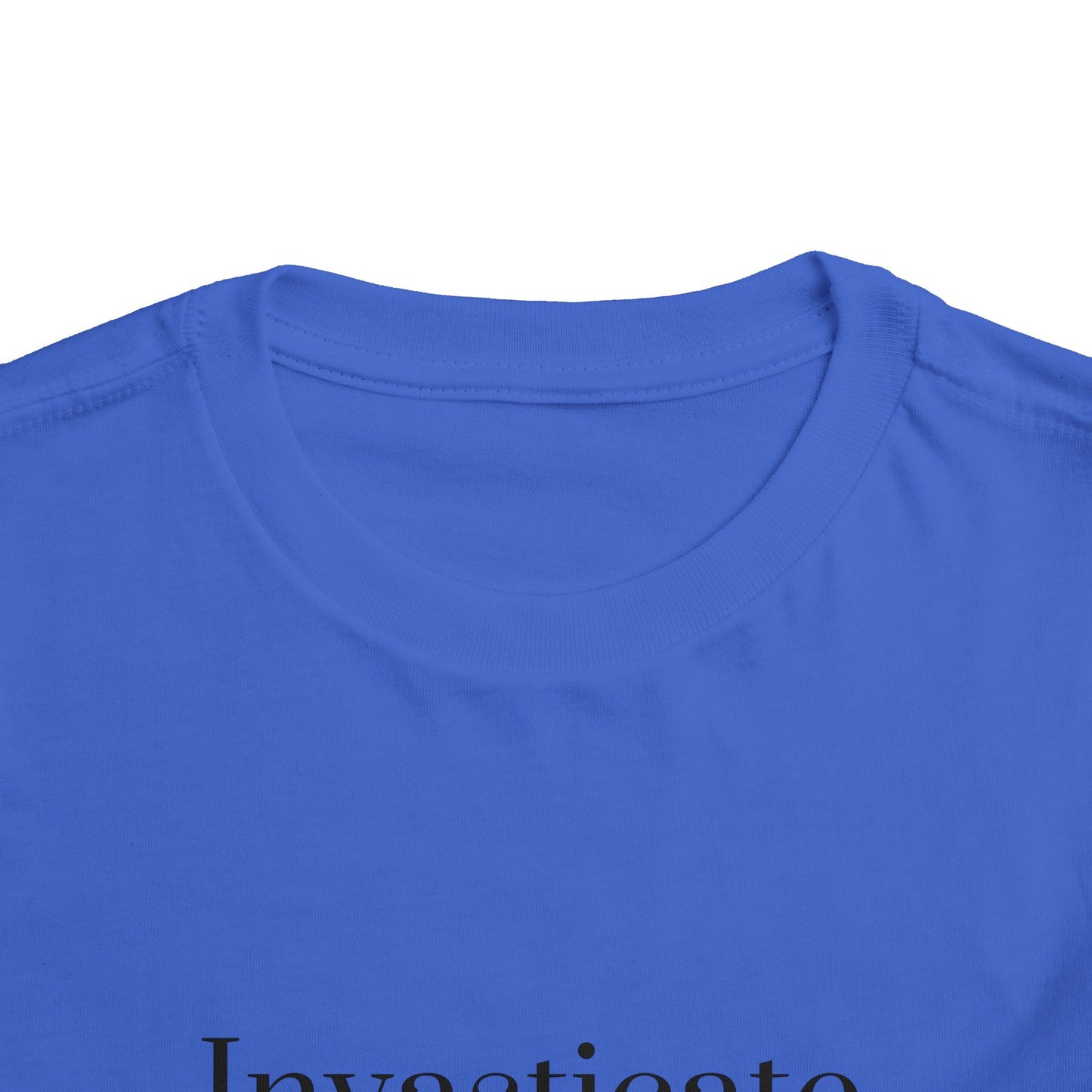 Curious Toddler Tee - Cute Short Sleeve Shirt, Kids Gift, Playful T-Shirt, Educational Apparel, Toddler Clothes