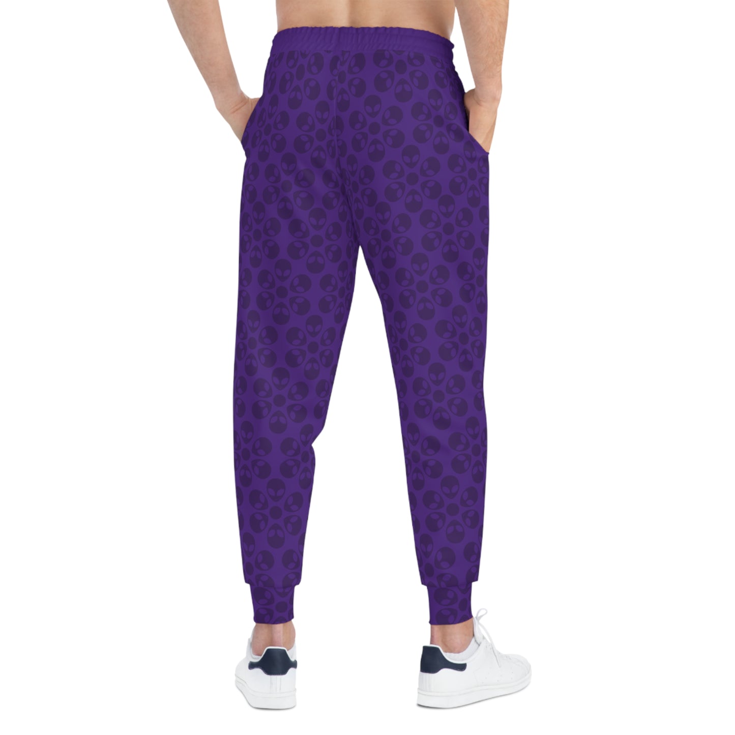 Stylish Floral Athletic Joggers Trendy Joggers Comfortable Workout Pants Casual Loungewear Gifts for Fitness Lovers Alien Flowers Purple
