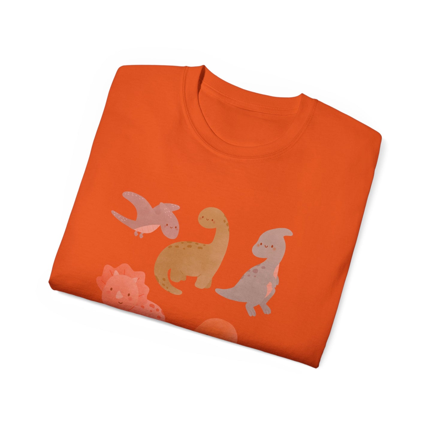 Adorable Dinosaur Graphic Tee - Cute Dino Shirt, Kids Gift, Dinosaur Lovers Apparel, Unisex Casual Wear, Fun Birthday Present