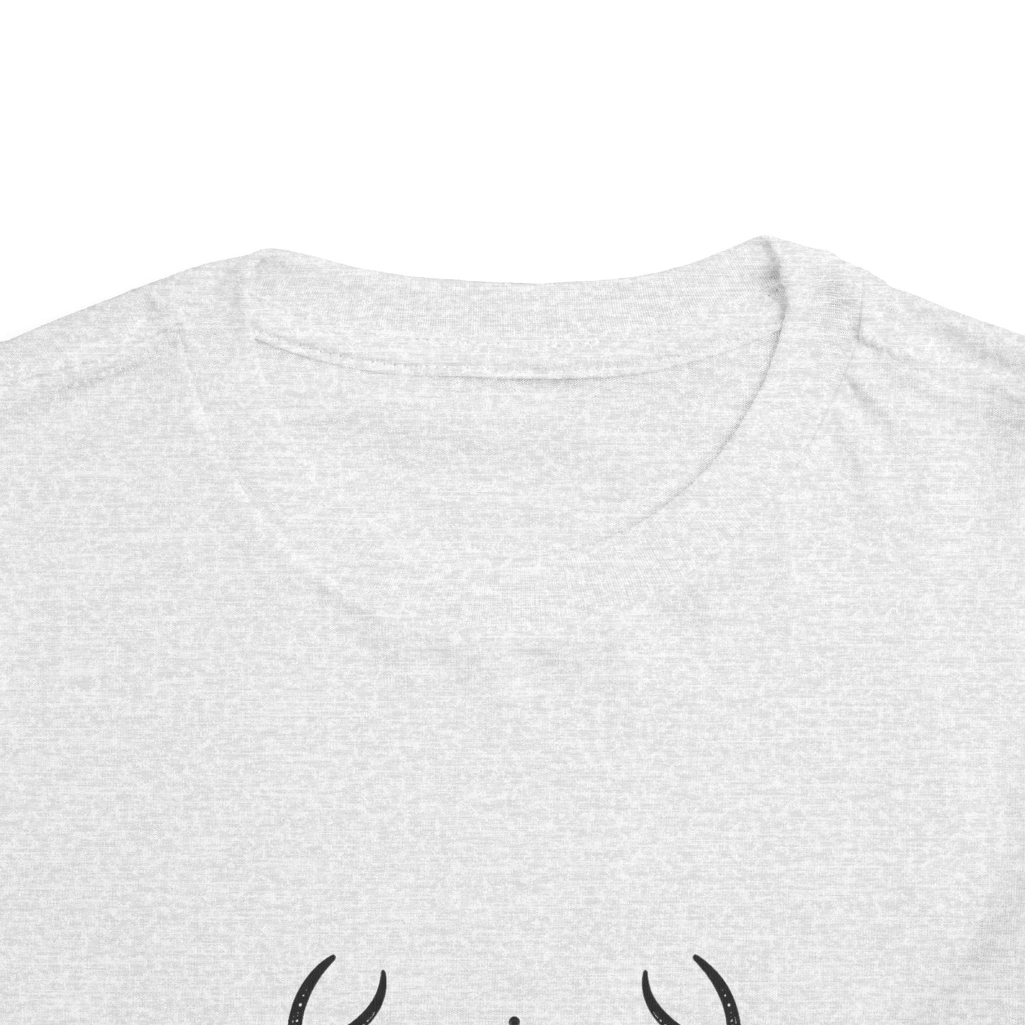 Royal Deer Toddler Short Sleeve Tee - Cute Animal Graphic Tee for Kids - Oh Deer Lord