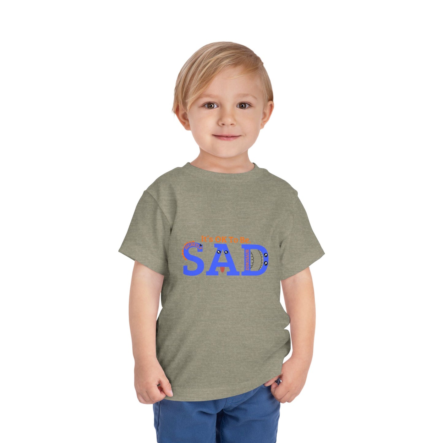 Emotional Support Toddler Tee - "It's OK To Be SAD"