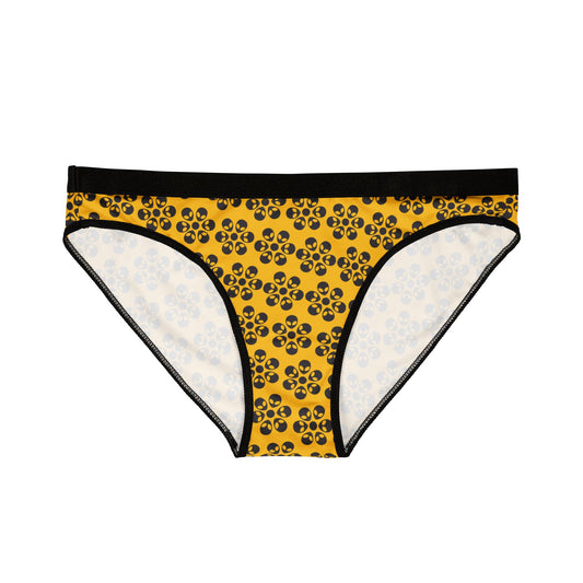 Alien Floral Panties - Yellow