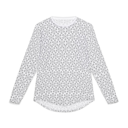 Mens UV Protection Long Sleeve Shirt  Alien Flowers White