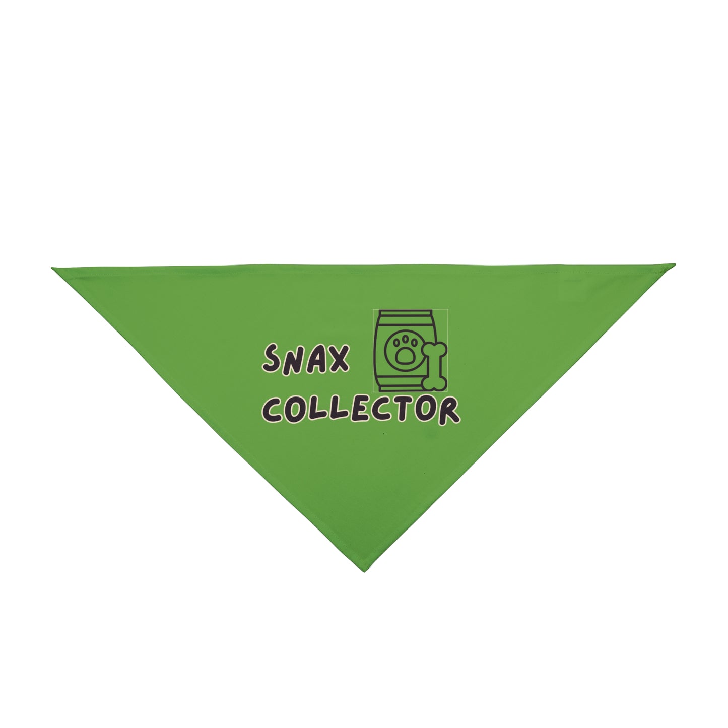 Snax Collector - Pet Bandana - Green