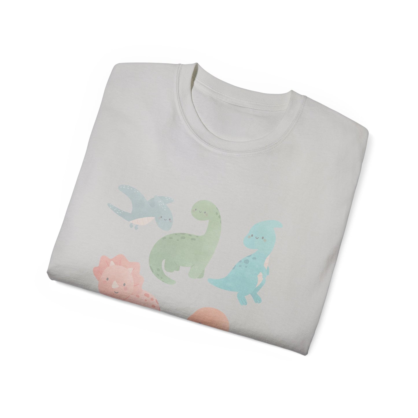 Adorable Dinosaur Graphic Tee - Cute Dino Shirt, Kids Gift, Dinosaur Lovers Apparel, Unisex Casual Wear, Fun Birthday Present