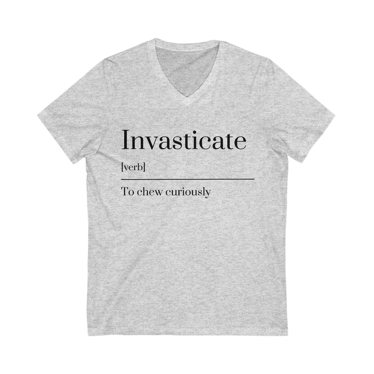Invasticate Definition Tee, Cute Casual Shirt, Vocabulary Lover Gift, Literary Humor Top, Unique Educational Apparel