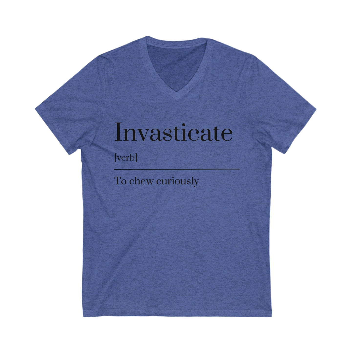 Invasticate Definition Tee, Cute Casual Shirt, Vocabulary Lover Gift, Literary Humor Top, Unique Educational Apparel