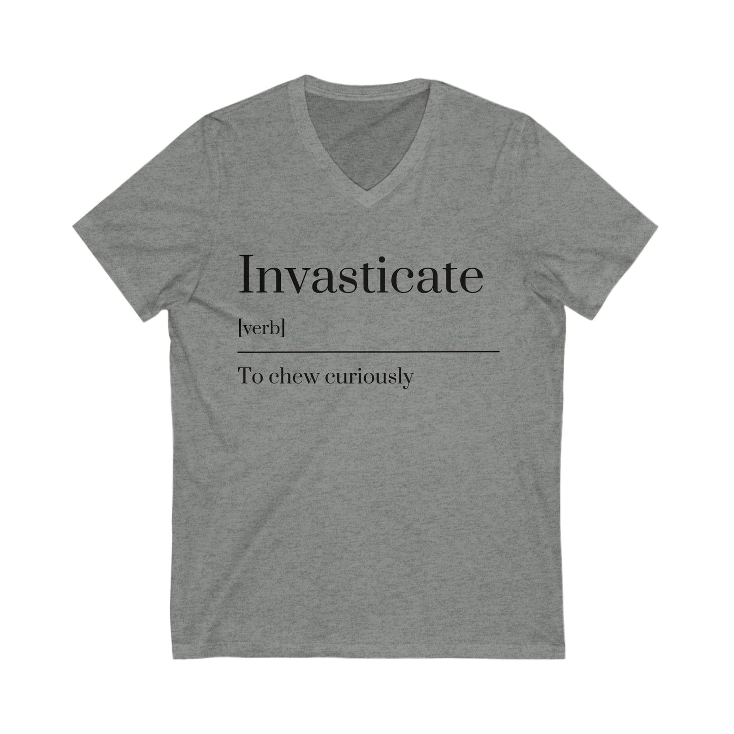 Invasticate Definition Tee, Cute Casual Shirt, Vocabulary Lover Gift, Literary Humor Top, Unique Educational Apparel