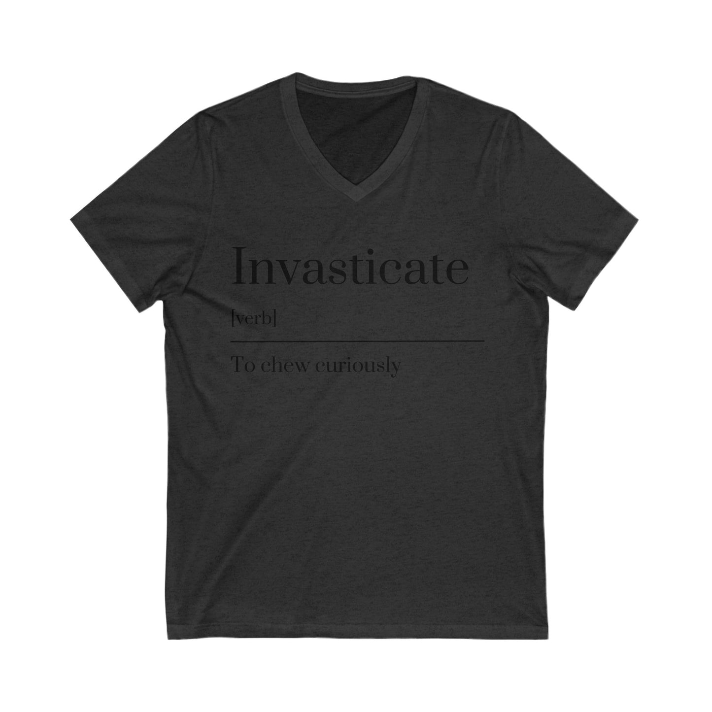 Invasticate Definition Tee, Cute Casual Shirt, Vocabulary Lover Gift, Literary Humor Top, Unique Educational Apparel