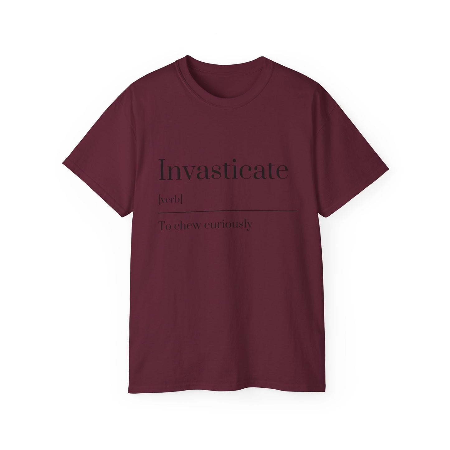 Invasticate Unisex Ultra Cotton Tee - Unique Curiosity Shirt, Gift for Readers, Casual Wear, Birthday, Funny Gift