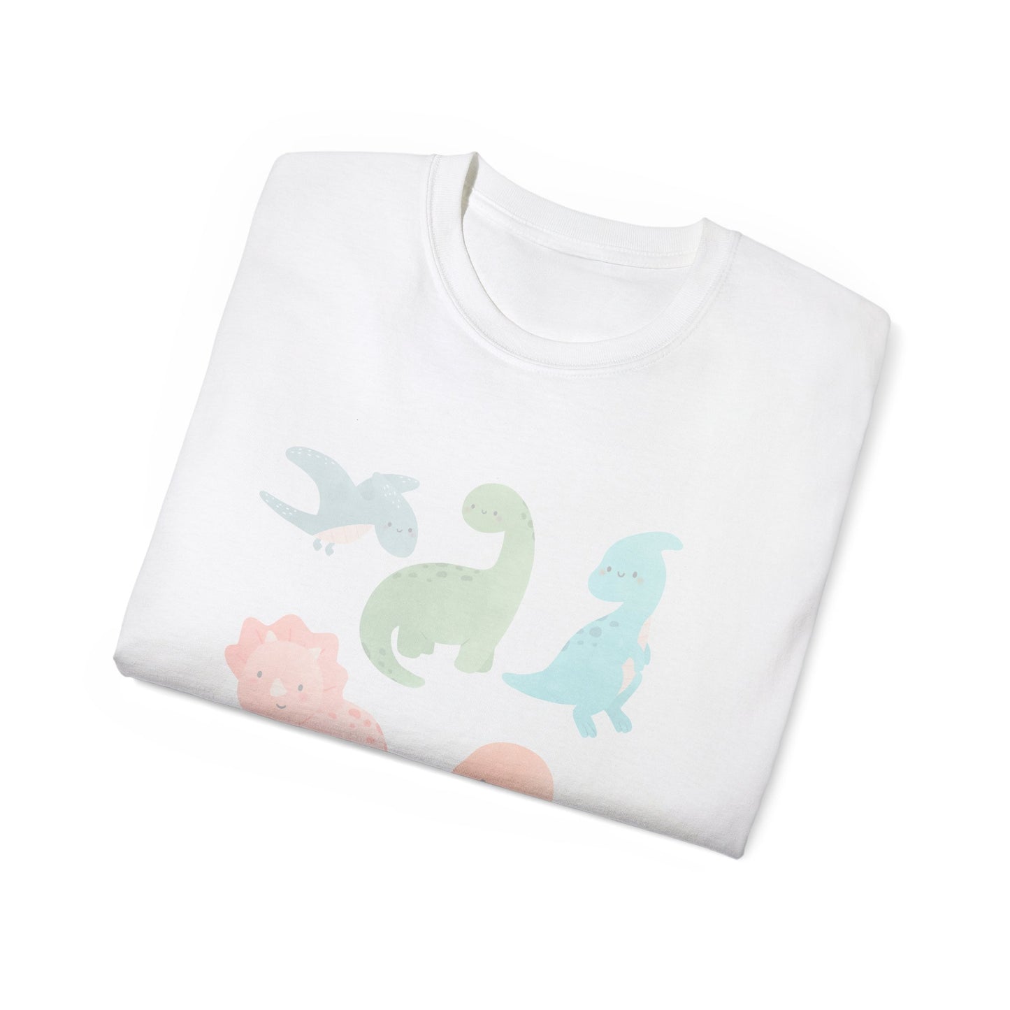 Adorable Dinosaur Graphic Tee - Cute Dino Shirt, Kids Gift, Dinosaur Lovers Apparel, Unisex Casual Wear, Fun Birthday Present