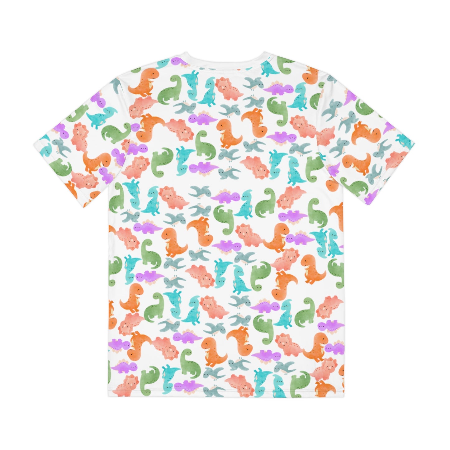 Colorful Dino Tee  Fun Playful Shirt for Ocean Lovers Casual Wear Summer Outfits Beach Activities Gifts for Him Rainbow Dinos Black