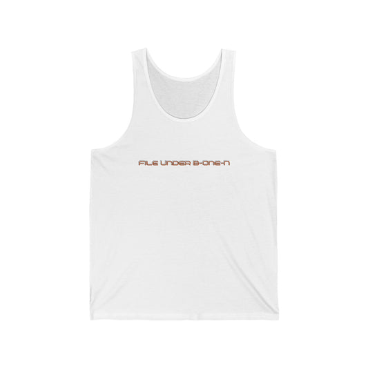 Unisex Jersey Tank - Summer Vibes, Casual Wear, Workout Top, Beach Essential, Graphic Tee for Relaxation