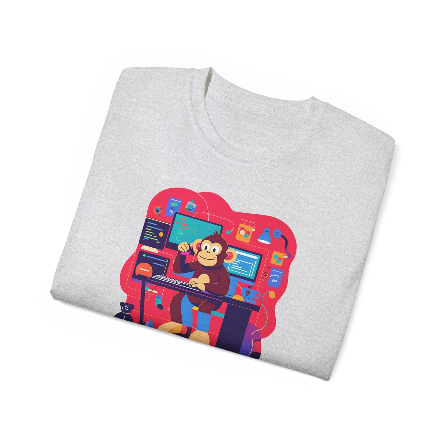 Playful Graphic Tee, Fun Casual Wear, Unique Gift for Gamers, Creative Illustration T-Shirt, Unisex Cotton Shirt, Birthday Present, [...]