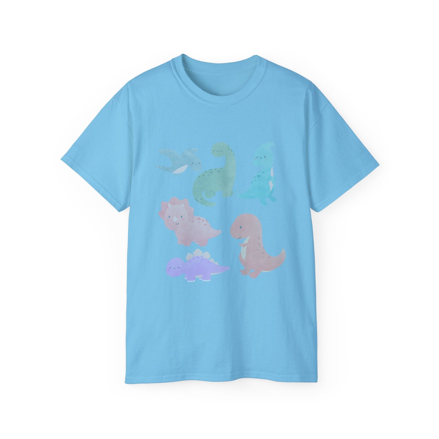 Adorable Dinosaur Graphic Tee - Cute Dino Shirt, Kids Gift, Dinosaur Lovers Apparel, Unisex Casual Wear, Fun Birthday Present