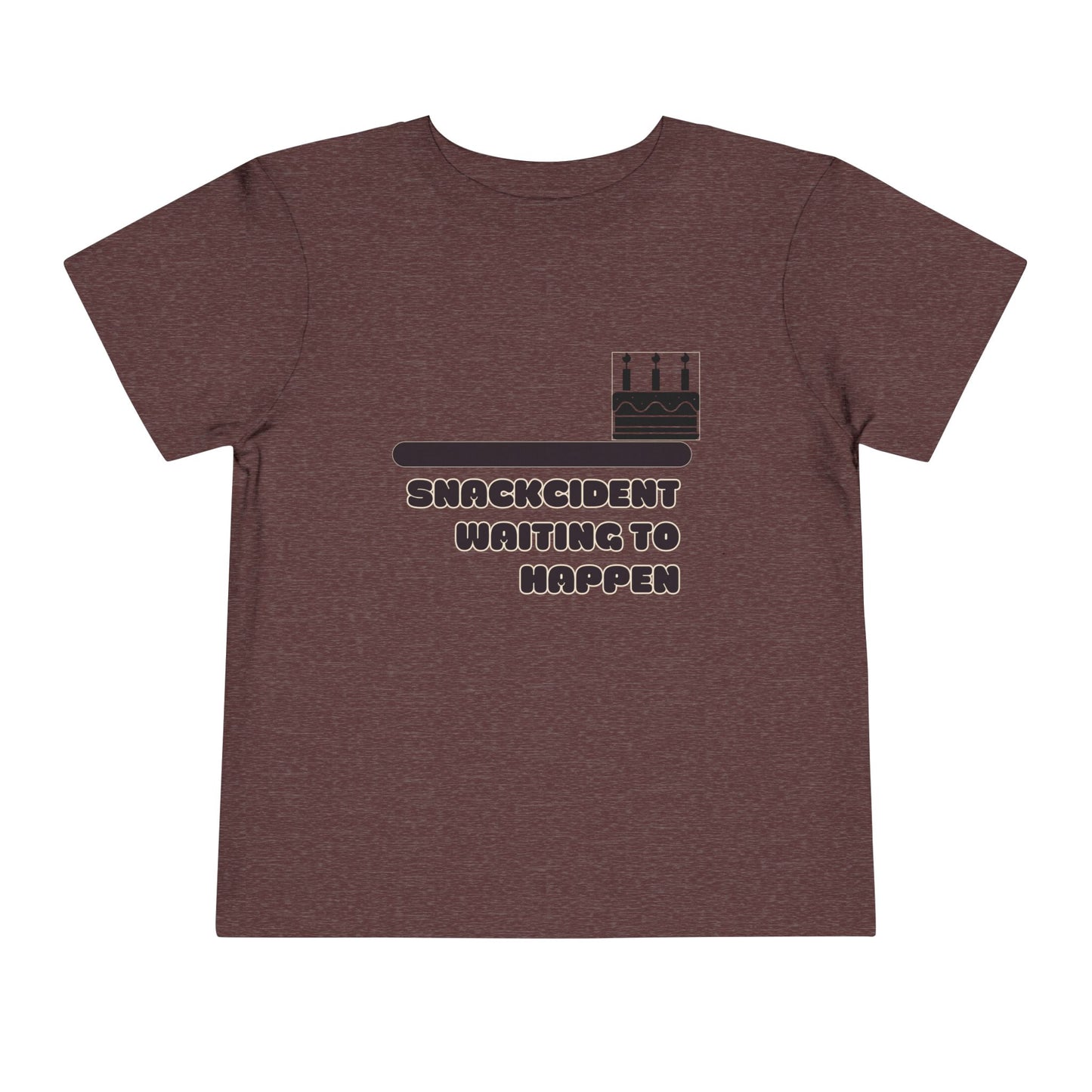 Toddler Birthday Tee - Shackcident Waiting to Happen, Cute Kids Shirt, Fun Party Outfit, Gift for Birthdays, Playful Toddler Apparel