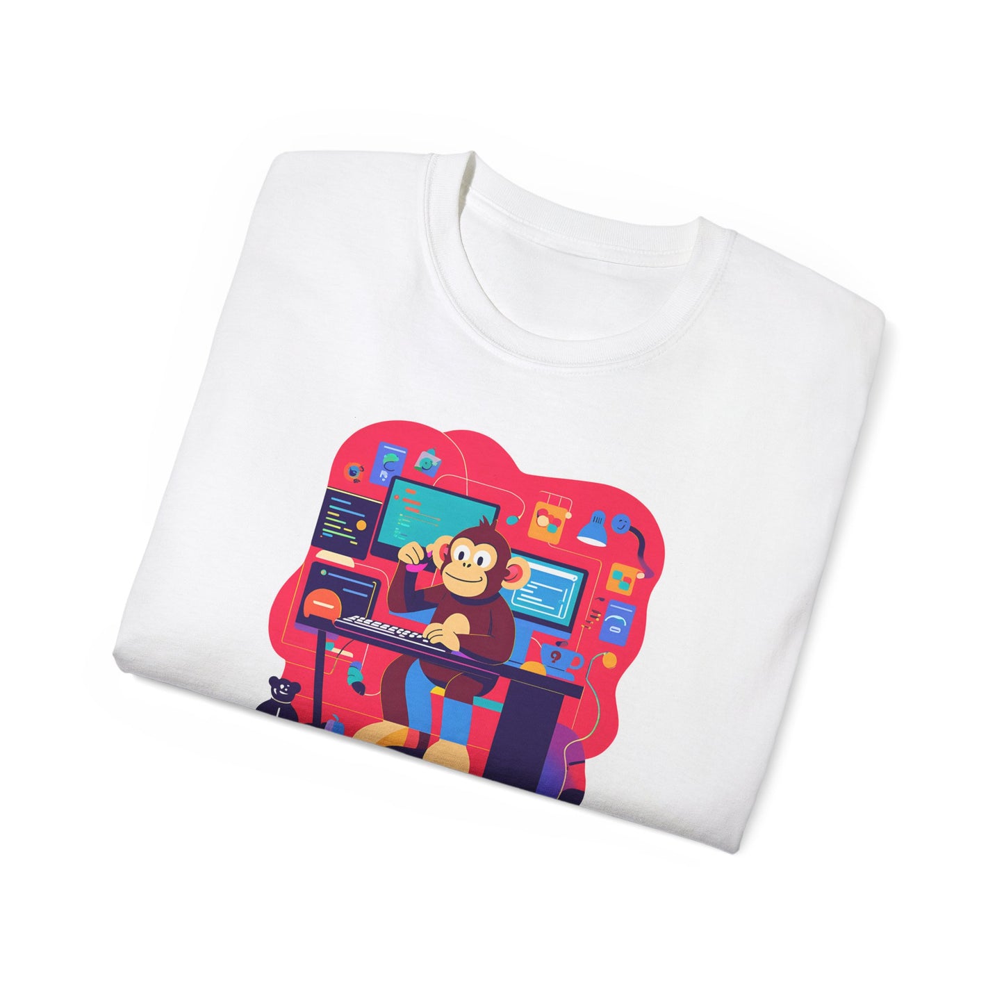 Playful Graphic Tee, Fun Casual Wear, Unique Gift for Gamers, Creative Illustration T-Shirt, Unisex Cotton Shirt, Birthday Present, [...]