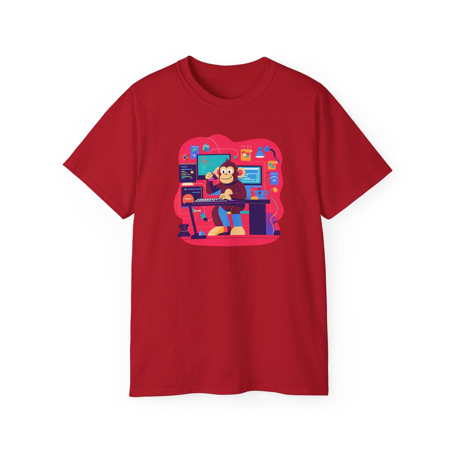 Playful Graphic Tee, Fun Casual Wear, Unique Gift for Gamers, Creative Illustration T-Shirt, Unisex Cotton Shirt, Birthday Present, [...]