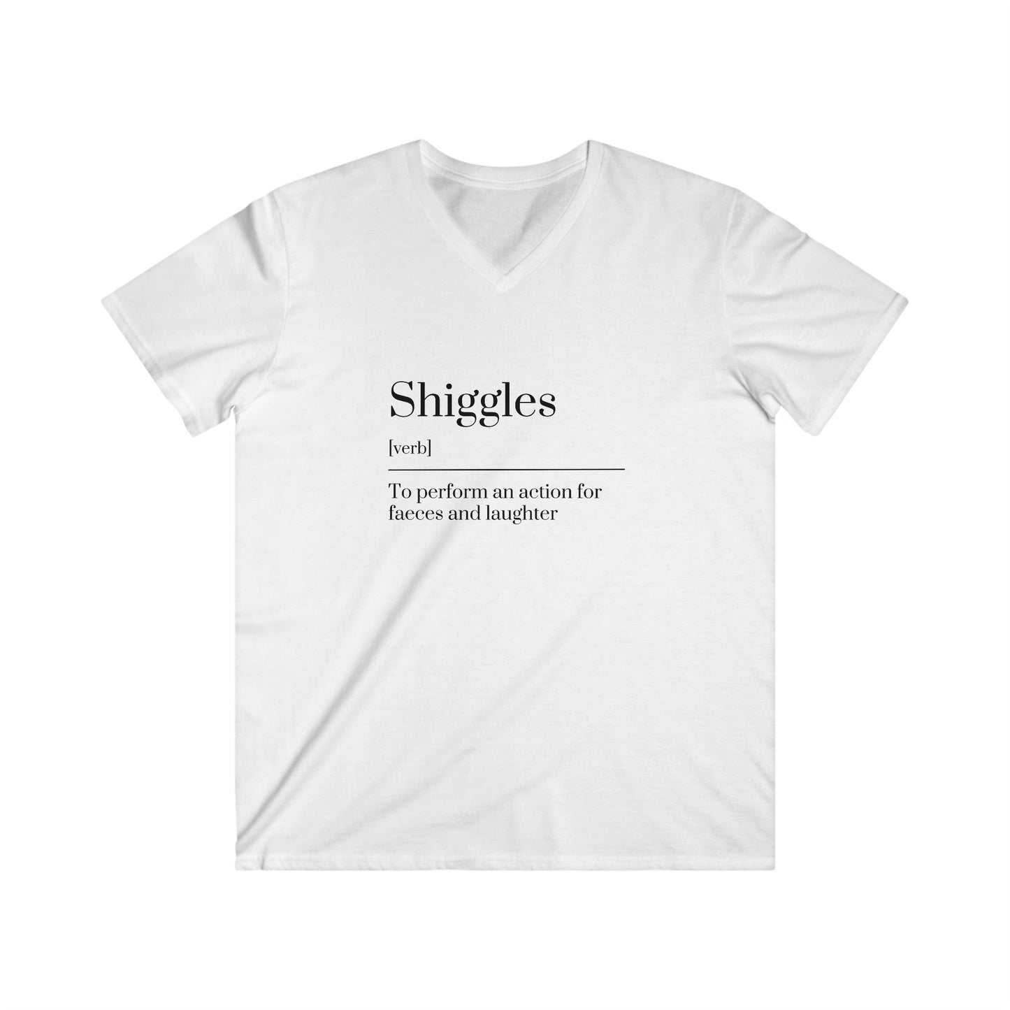 Men's Fitted V-Neck Short Sleeve Tee