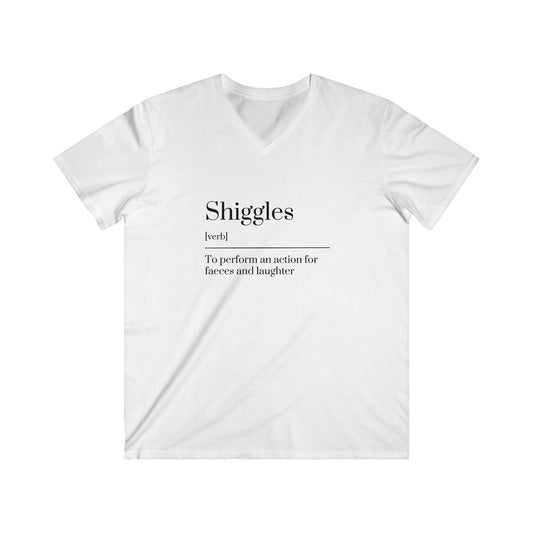 Men's Fitted V-Neck Short Sleeve Tee