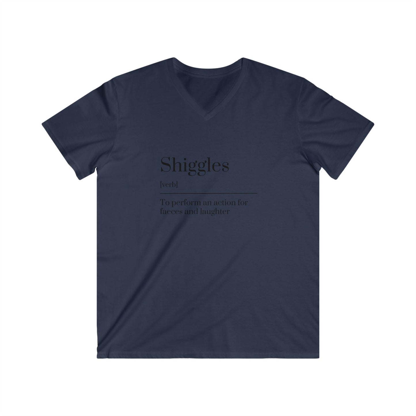 Men's Fitted V-Neck Short Sleeve Tee