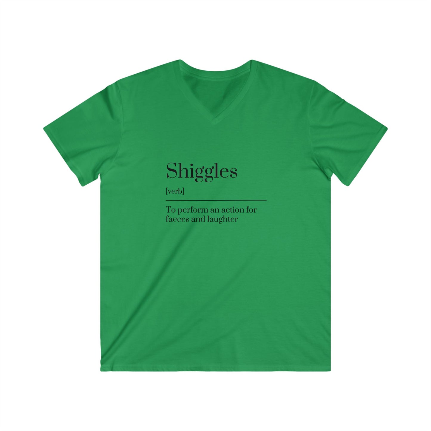 Men's Fitted V-Neck Short Sleeve Tee