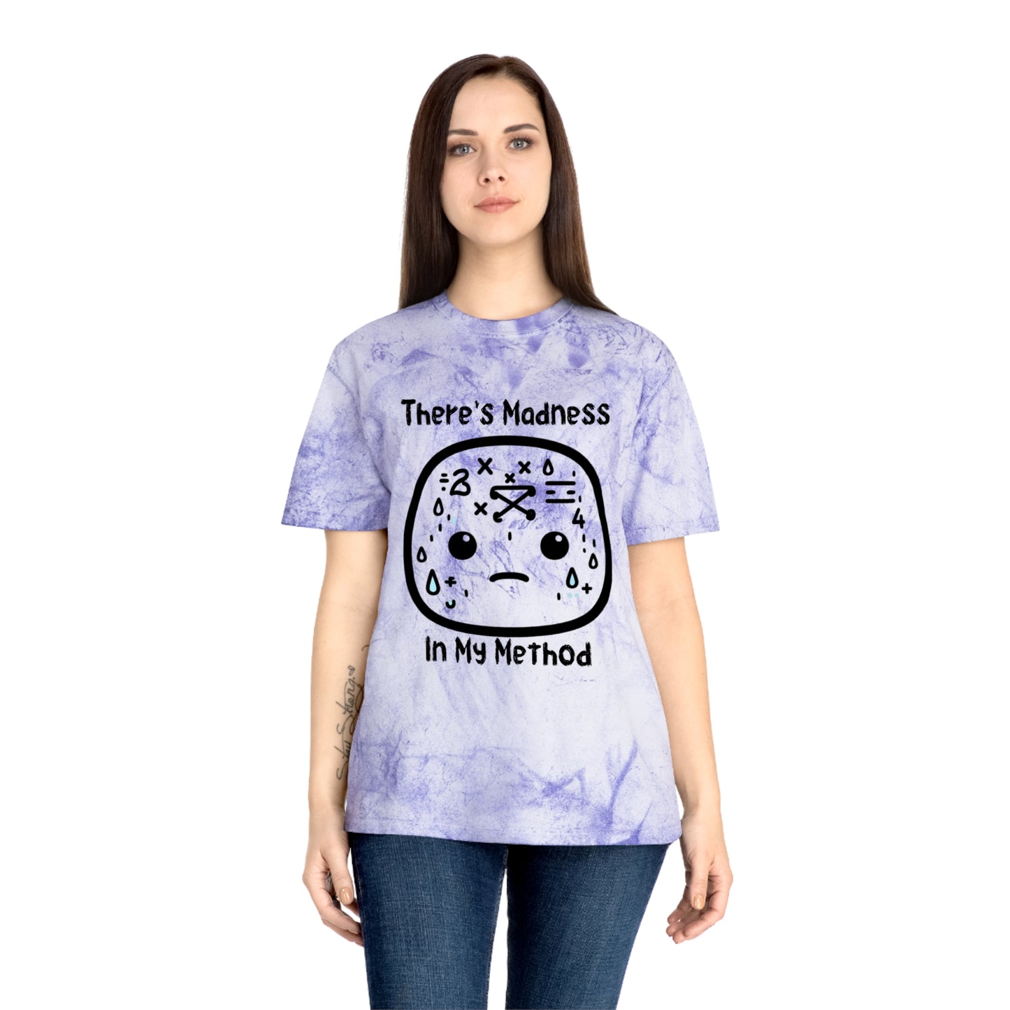 Unisex Color Blast T-Shirt | "There's Madness In My Method" Graphic Tee | Trendy Casual Wear for Kids & Adults