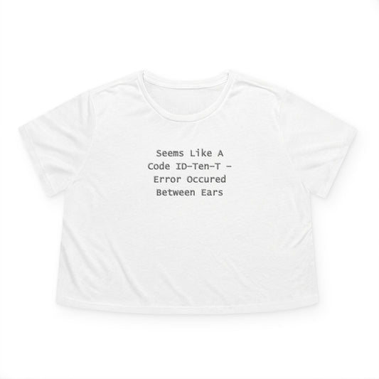 Women's Flowy Cropped Tee