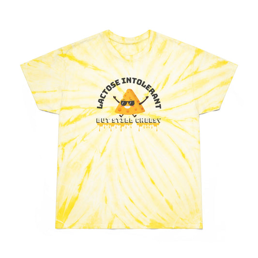 Lactose Intolerant Tie-Dye Tee, Fun and Vibrant Yellow T-Shirt for Food Lovers, Perfect Gift for Dairy-Free Friends, Summer Vibes, [...]