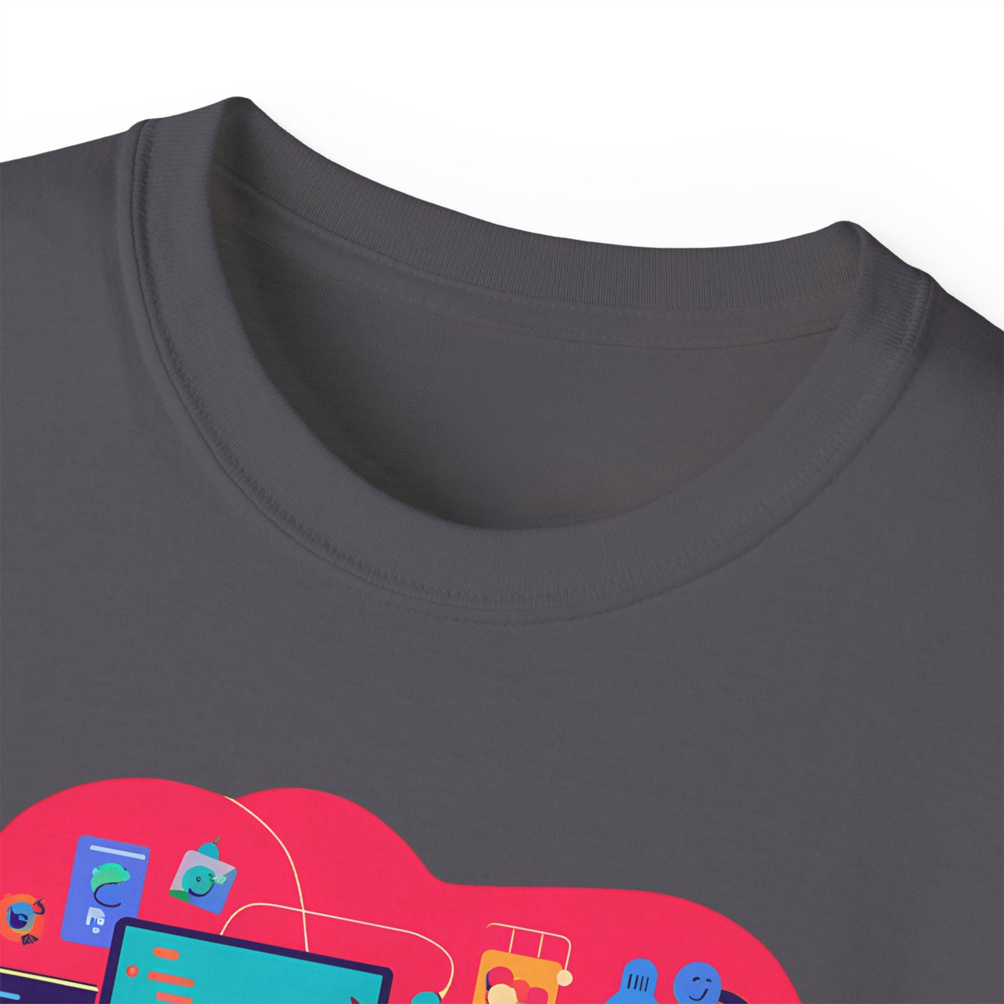 Playful Graphic Tee, Fun Casual Wear, Unique Gift for Gamers, Creative Illustration T-Shirt, Unisex Cotton Shirt, Birthday Present, [...]