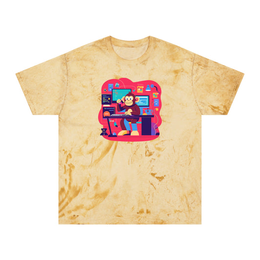 Colorful Gamer T-Shirt | Unisex T-Shirt for Tech Lovers, Video Game Merch, Fun Casual Wear, Unique Gift for Gamers