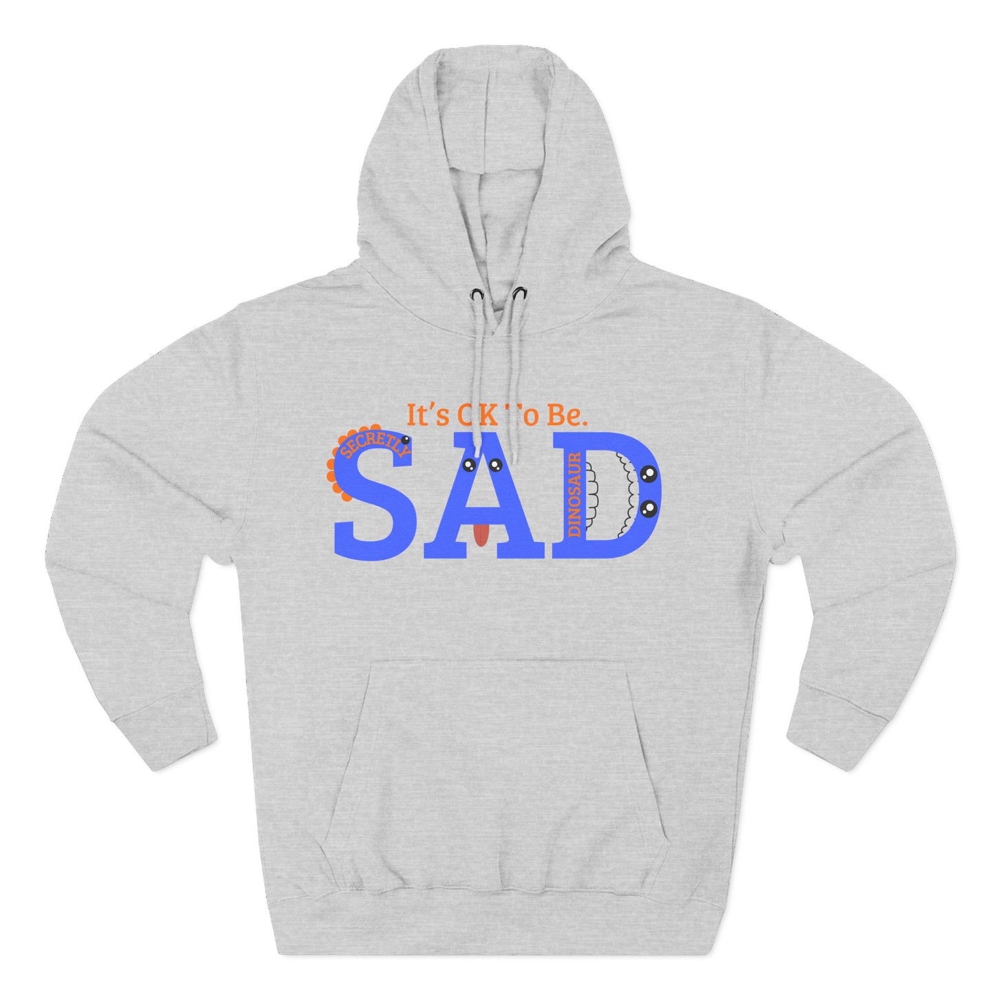 SAD Three-Panel Fleece Hoodie