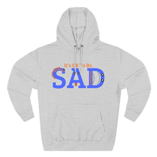 SAD Three-Panel Fleece Hoodie