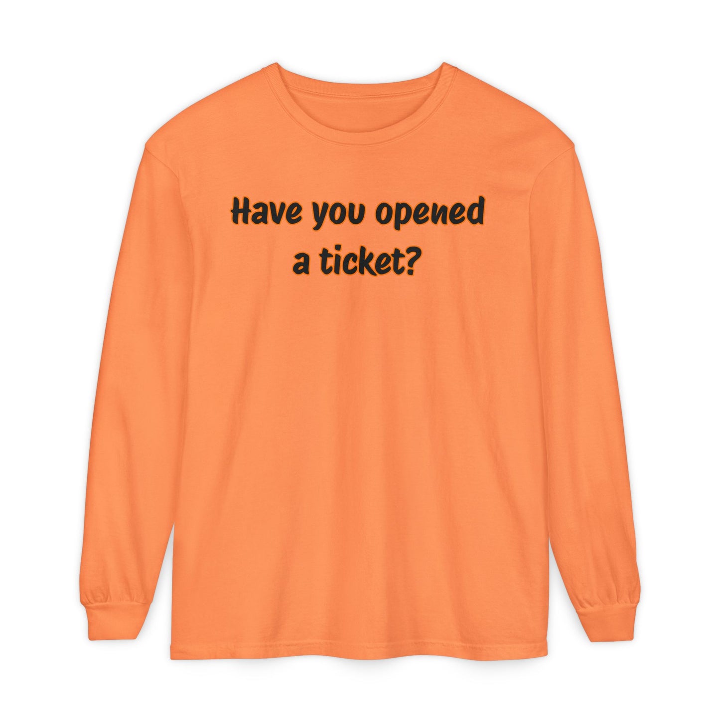 Unisex Garment-dyed Long Sleeve T-Shirt