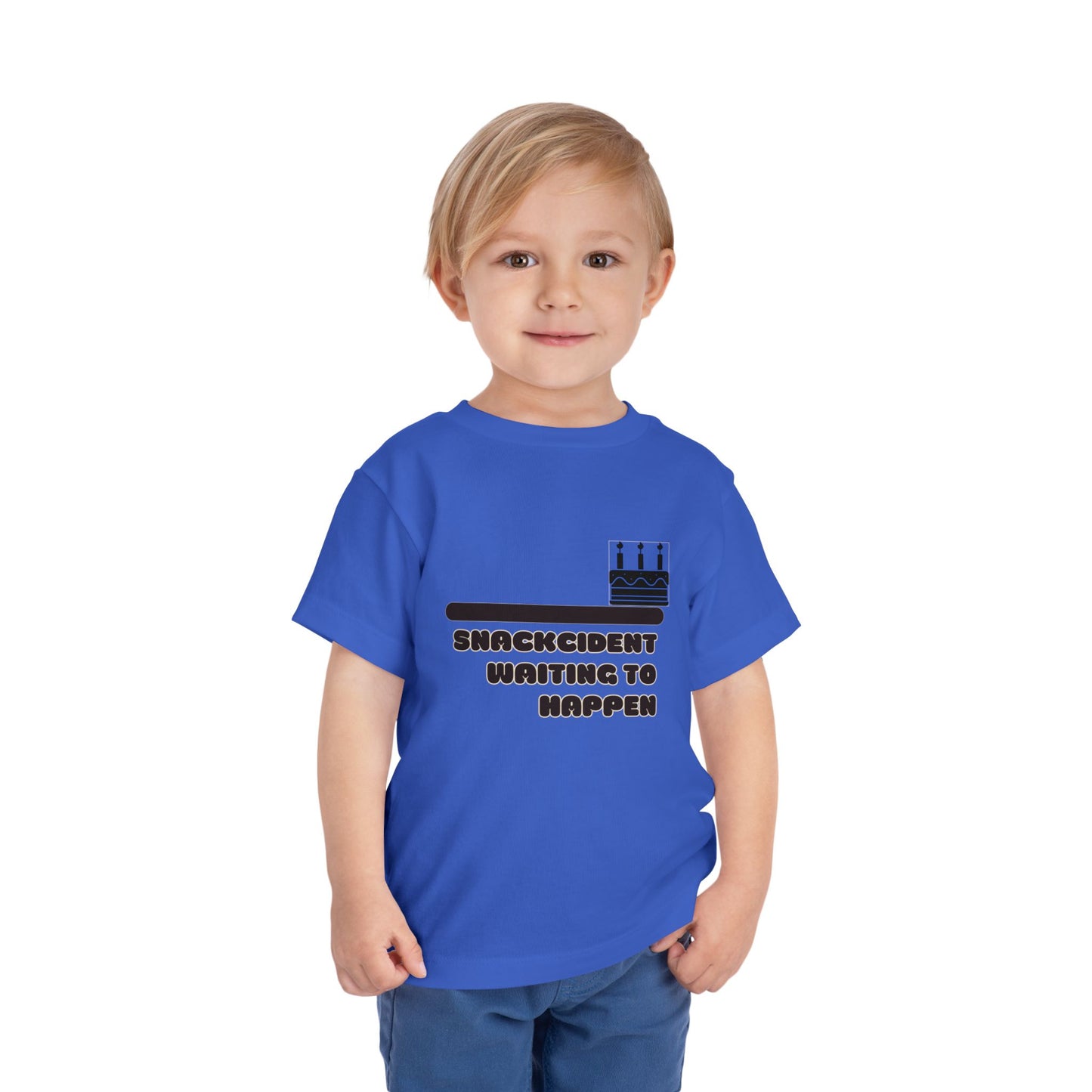 Toddler Birthday Tee - Shackcident Waiting to Happen, Cute Kids Shirt, Fun Party Outfit, Gift for Birthdays, Playful Toddler Apparel