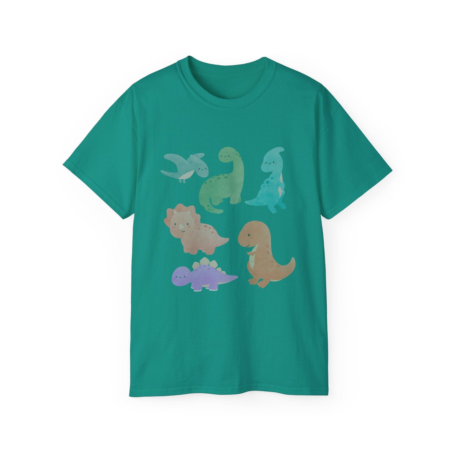 Adorable Dinosaur Graphic Tee - Cute Dino Shirt, Kids Gift, Dinosaur Lovers Apparel, Unisex Casual Wear, Fun Birthday Present