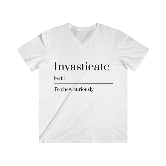Men's Fitted V-Neck Short Sleeve Tee