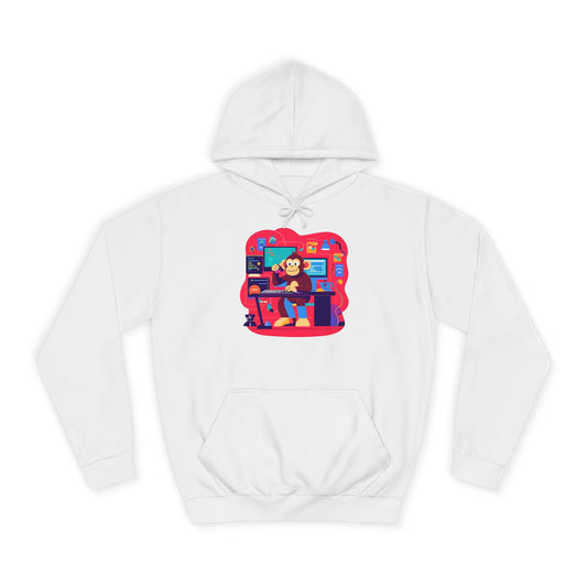 Colorful College Hoodie, Unisex Sweatshirt, School Spirit Wear, Gift for Students, Cozy Campus Apparel, College Graduation Gift